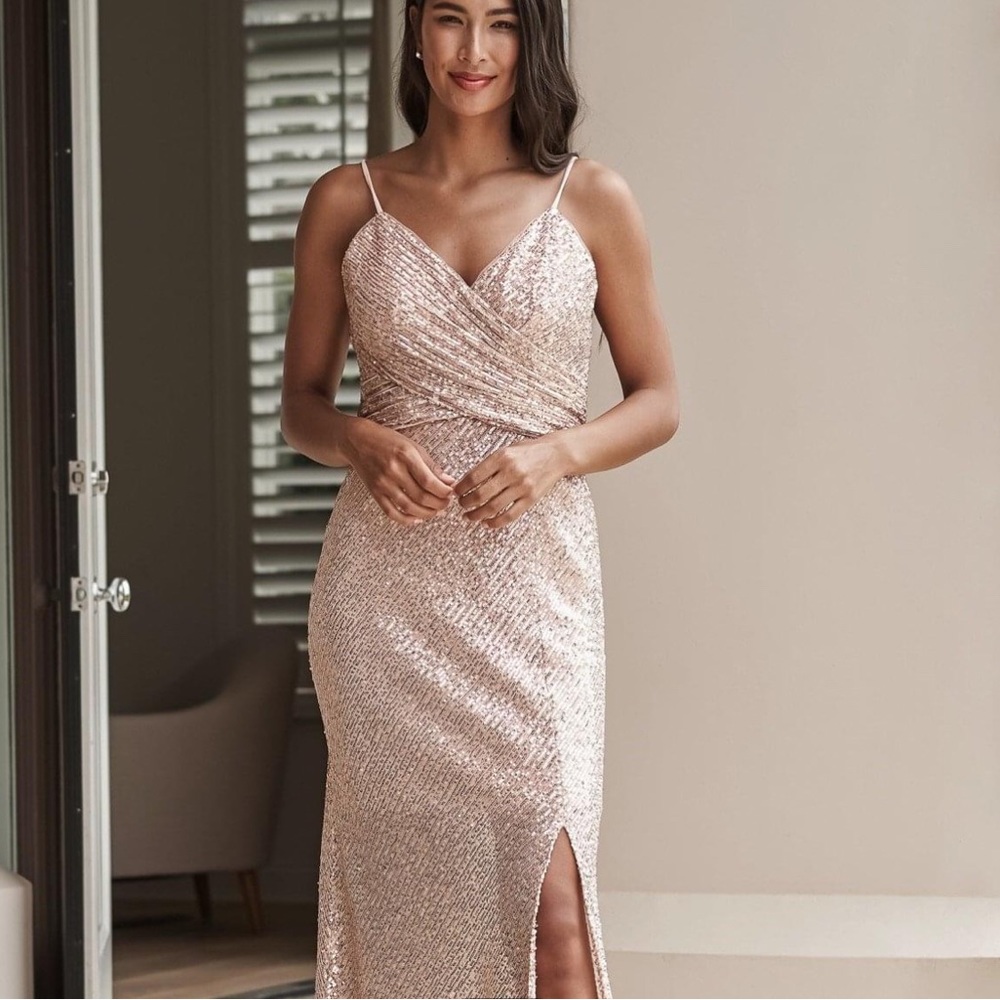 Sequin Long Dress